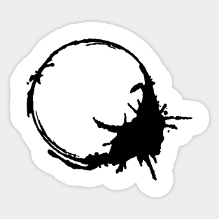 Communicating Across Time (Heptapod Symbol) Sticker